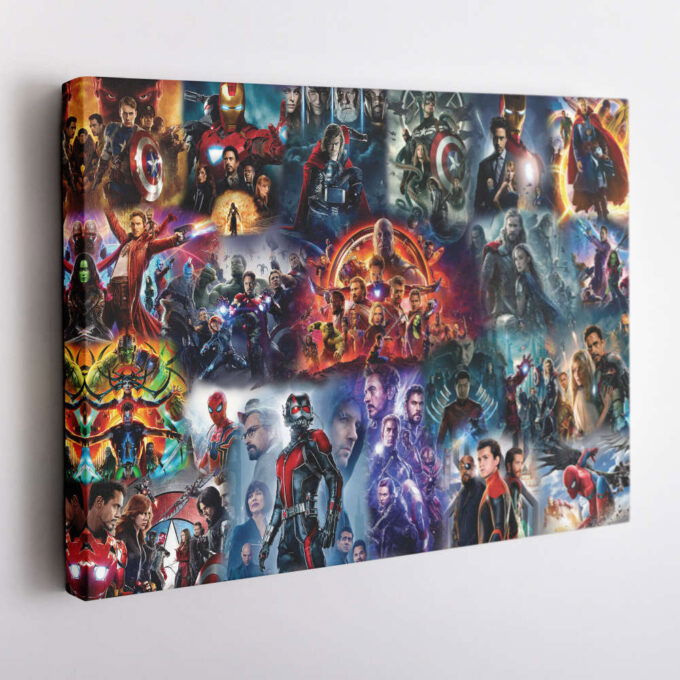 Marvel Movie Posters  Marvel Comics Canvas Unique Design Wall Art Print Hand Made Ready to Hang Custom Design