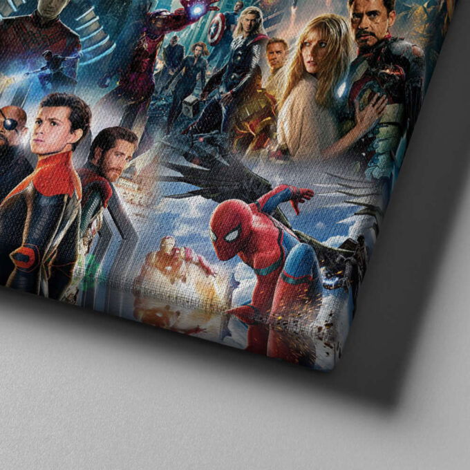 Marvel Movie Posters  Marvel Comics Canvas Unique Design Wall Art Print Hand Made Ready to Hang Custom Design