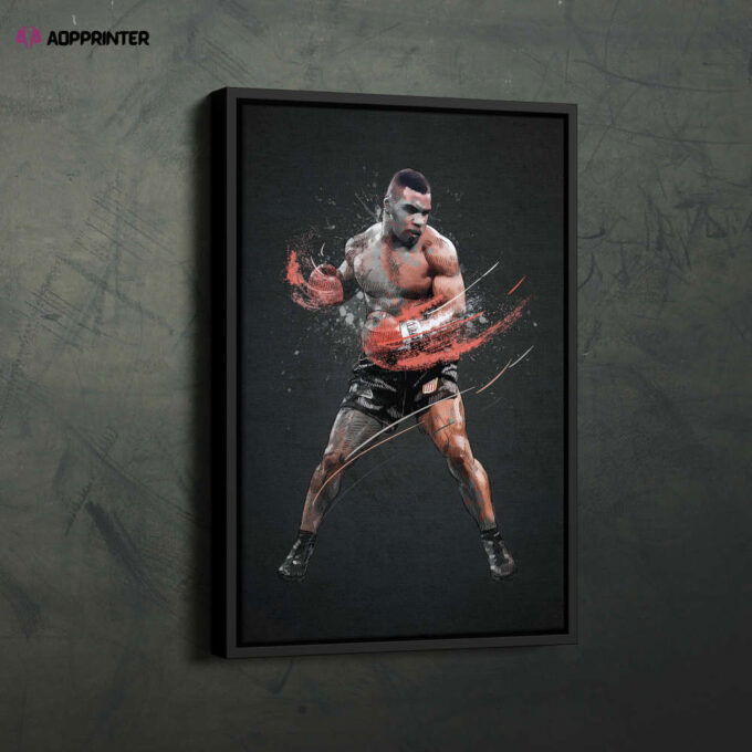 Mike Tyson Art Boxing Wall Art Home Decor Hand Made Poster Canvas Print