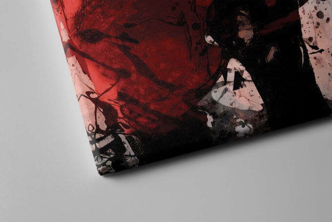 Miky Tyson Splash Art Poster Boxing Canvas Unique Design Wall Art Print Hand Made Ready to Hang Custom Design