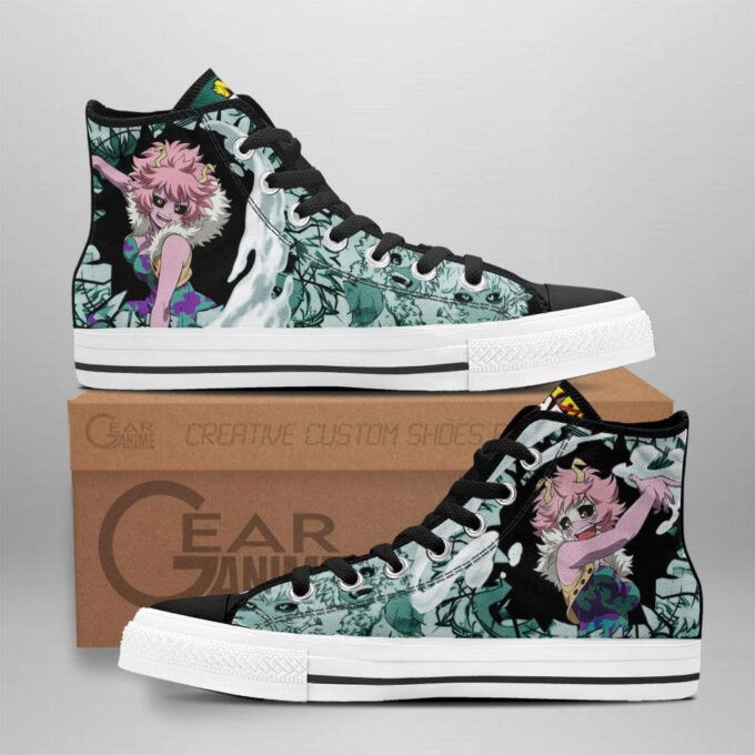 Mina Ashido High Top Shoes Custom My Hero Academia Anime For Fans