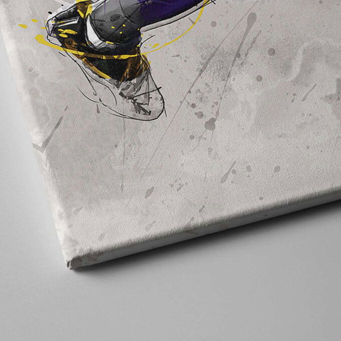Minnesota Vikings Dalvin Cook Poster: NFL Canvas Wall Art – Perfect Man Cave Gift!