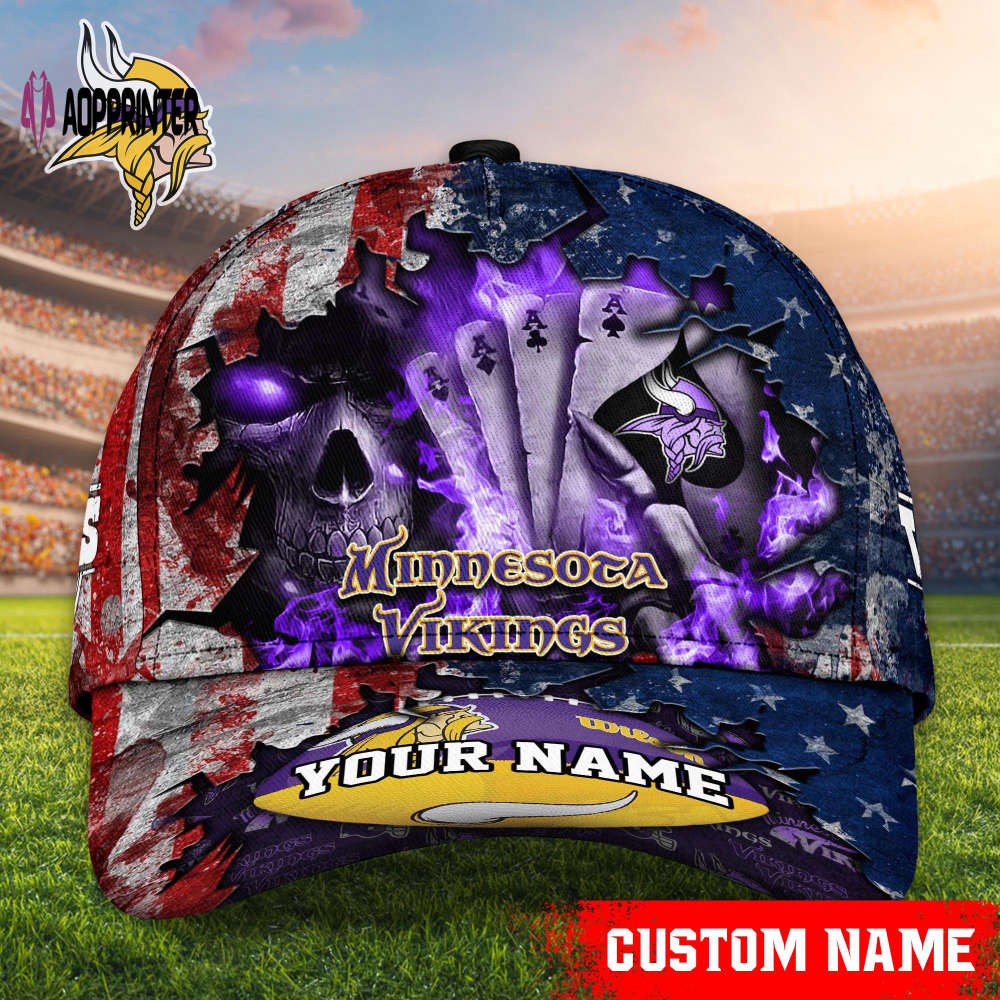 Minnesota Vikings NFL Classic CAP Hats For Fans Custom Minnesota Vikings NFL Classic CAP Hats For Fans Custom