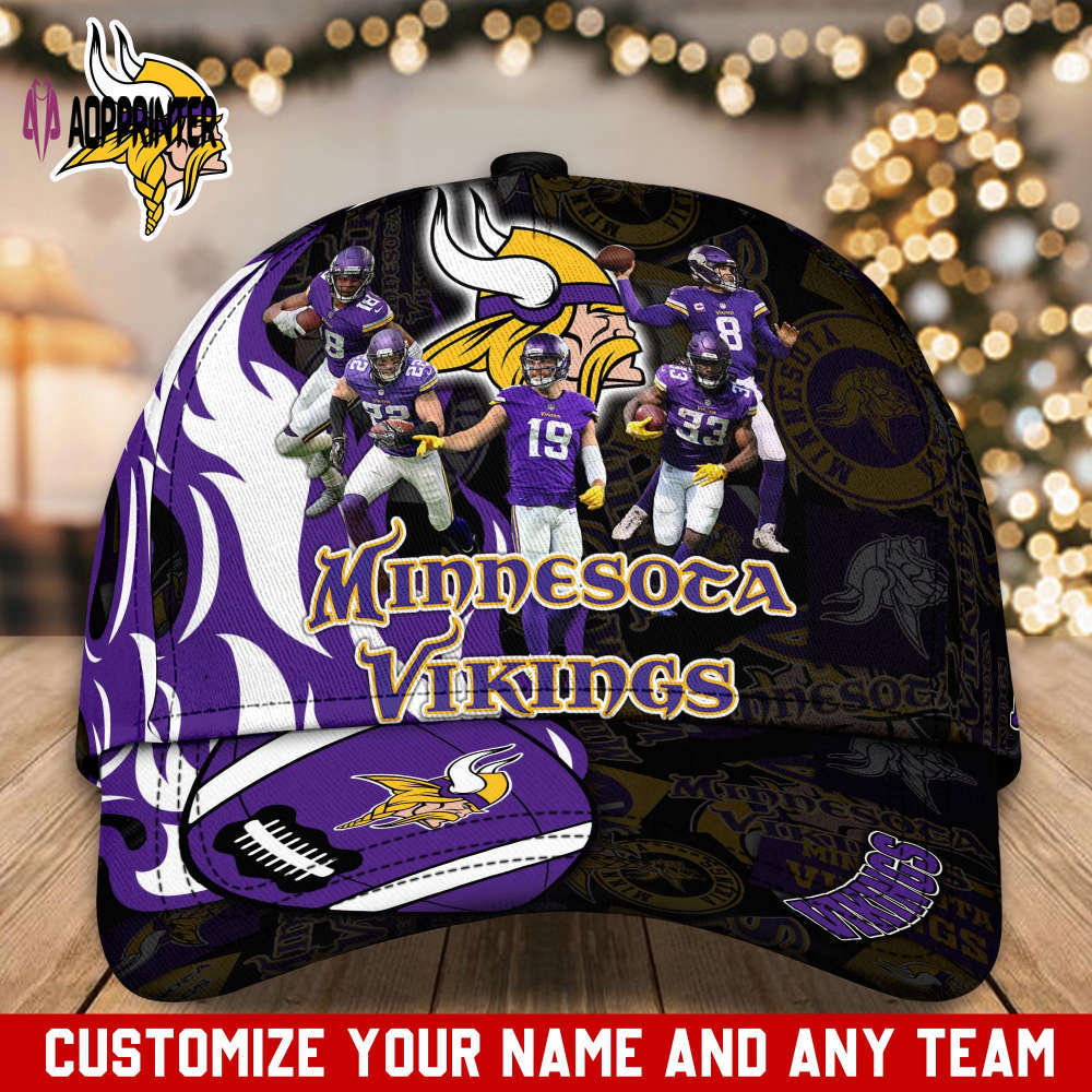Minnesota Vikings NFL Classic CAP Hats For Fans Custom Minnesota Vikings NFL Classic CAP Hats For Fans Custom