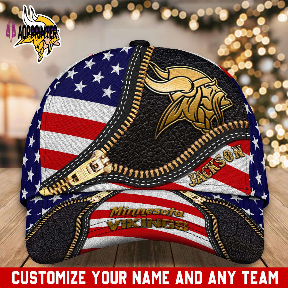 Minnesota Vikings NFL Classic CAP Hats For Fans Custom Minnesota Vikings NFL Classic CAP Hats For Fans Custom