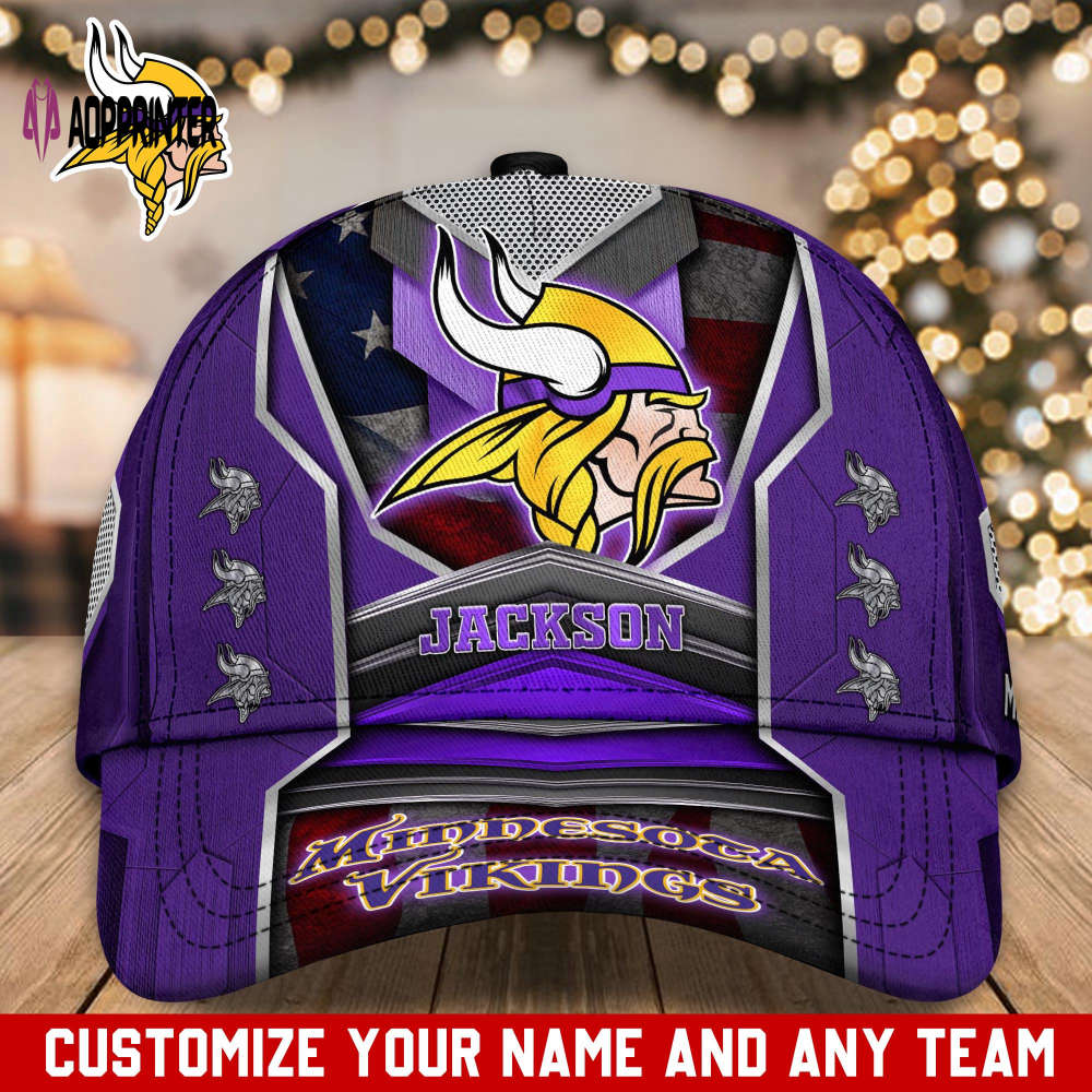 Minnesota Vikings NFL Classic CAP Hats For Fans Custom Minnesota Vikings NFL Classic CAP Hats For Fans Custom