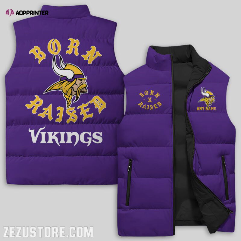 Minnesota Vikings NFL Sleeveless Puffer Jacket Custom For Fans Gifts Minnesota Vikings NFL Sleeveless Puffer Jacket Custom For Fans Gifts