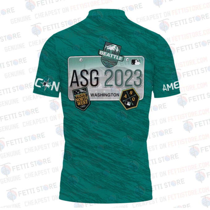 MLB All Star 2023 Baseball Pattern 3D Men’s Polo Shirt