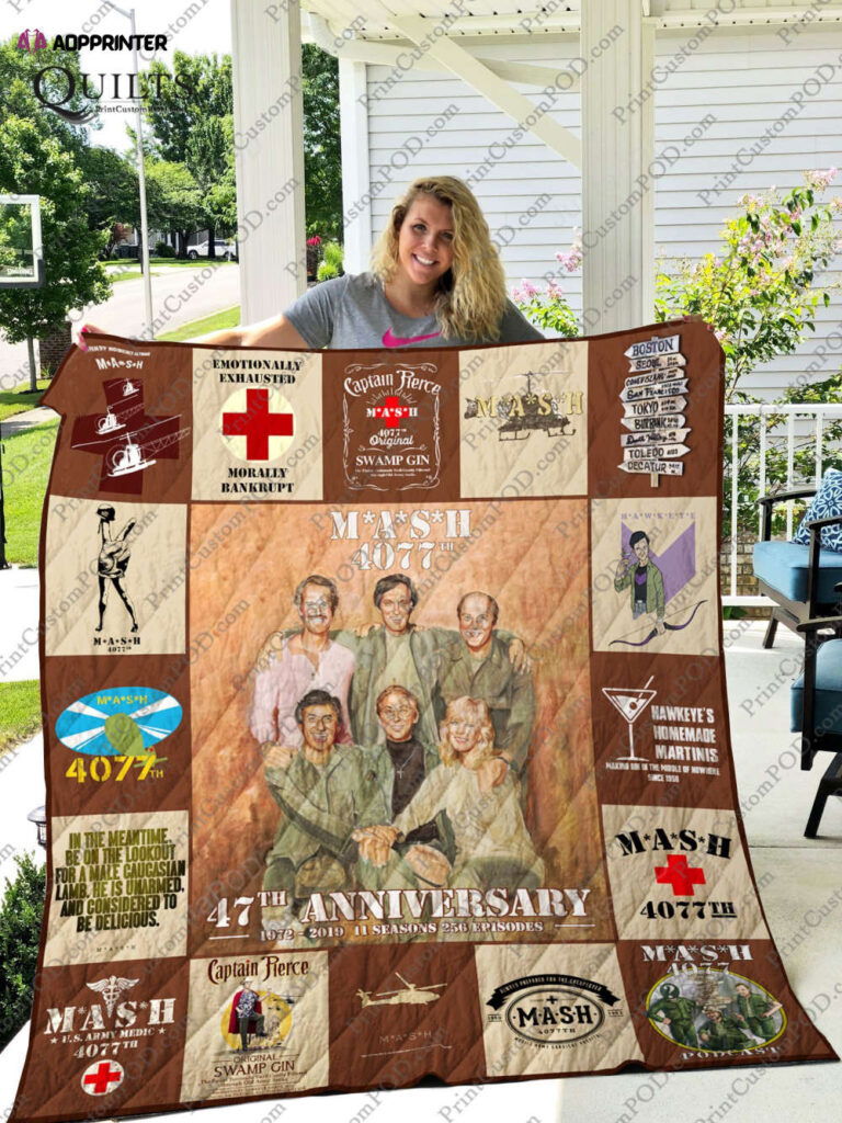 Mofi – M*a*s*h 4077 47th Anniversary Quilt Blanket For Fans Ver 17 Mofi – M*a*s*h 4077 47th Anniversary Quilt Blanket For Fans Ver 17