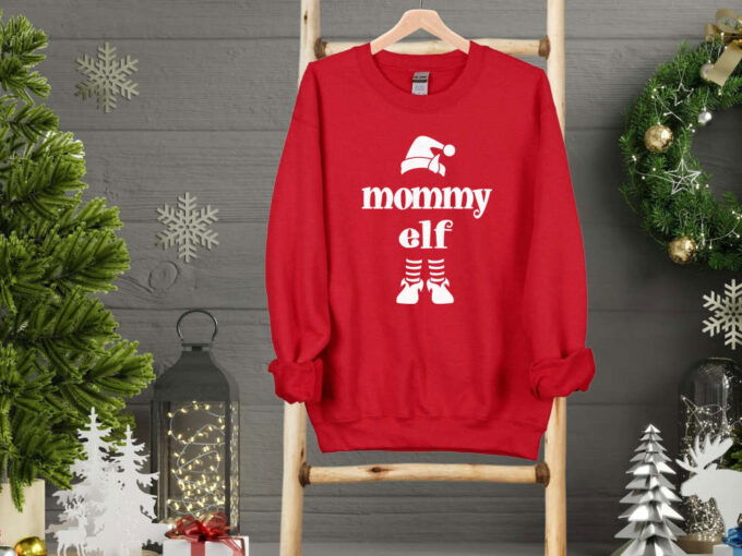 Mommy Elf Sweatshirt Daddy Elf Sweatshirt Elf Shirt Christmas Elf Movie Sweatshirt Custom Family Christmas Shirt Elf Sweater Gift