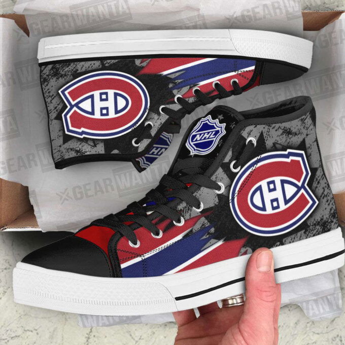 Montreal Canadiens High Top Shoes Custom For Fans