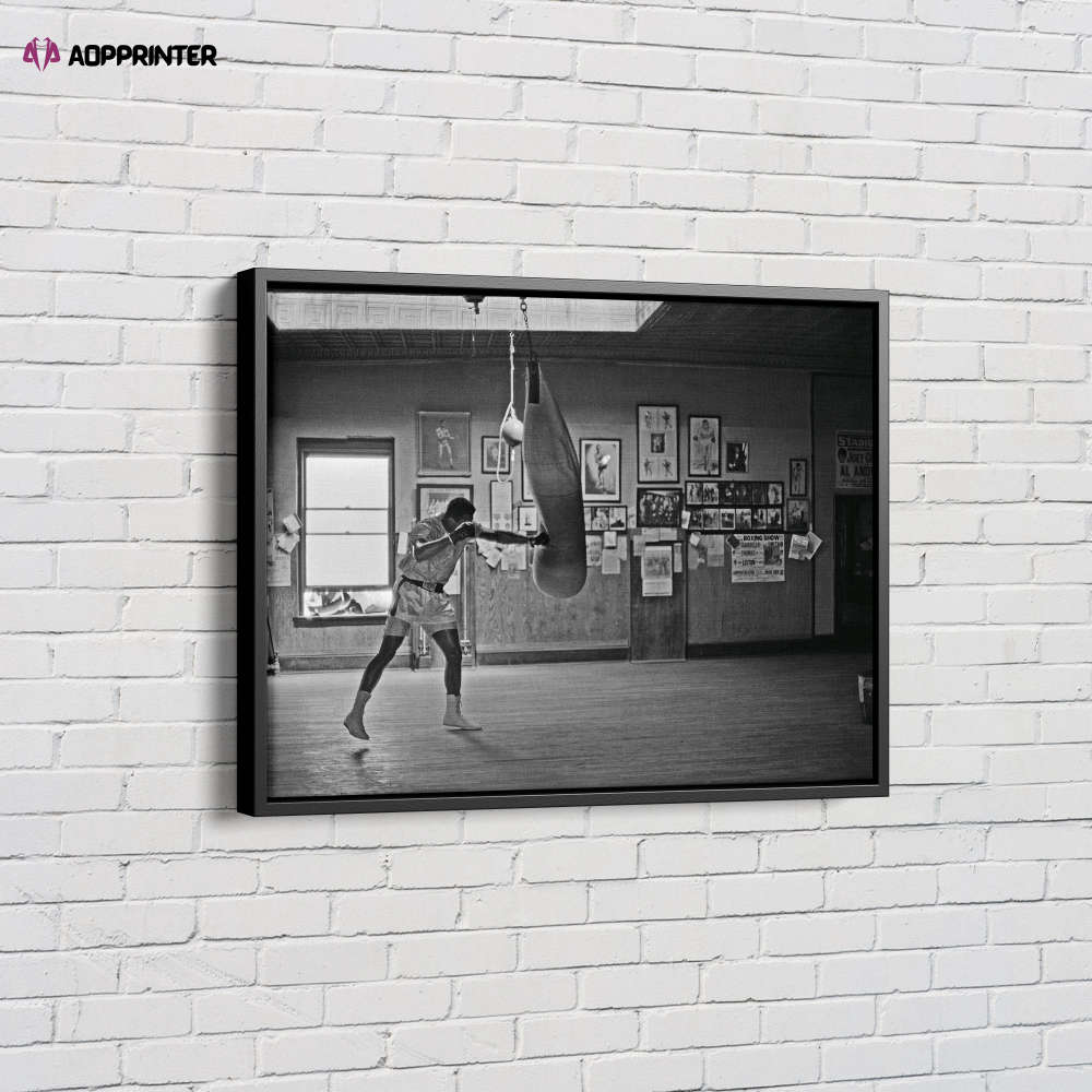 Muhammad Ali Training Poster Boxing Canvas Unique Design Wall Art Print Hand Made Ready to Hang Custom Design Muhammad Ali Training Poster Boxing Canvas Unique Design Wall Art Print Hand Made Ready to Hang Custom Design