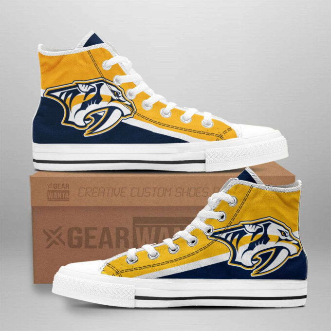 Nashville Predators High Top Shoes Custom For Fans