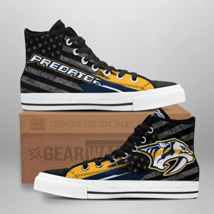 Nashville Predators High Top Shoes Custom For Fans