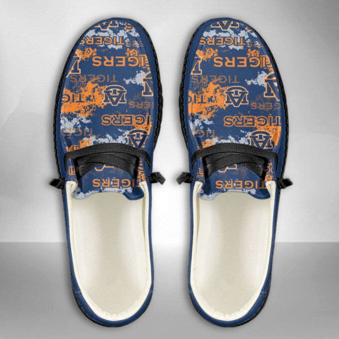 NCAA Auburn Tigers Hey Dude Shoes Wally Lace Up Loafers Moccasin Slippers