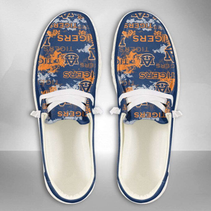 NCAA Auburn Tigers Hey Dude Shoes Wally Lace Up Loafers Moccasin Slippers