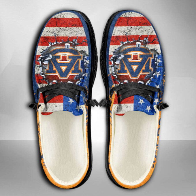 NCAA Auburn Tigers Hey Dude Shoes Wally Lace Up Loafers Moccasin Slippers