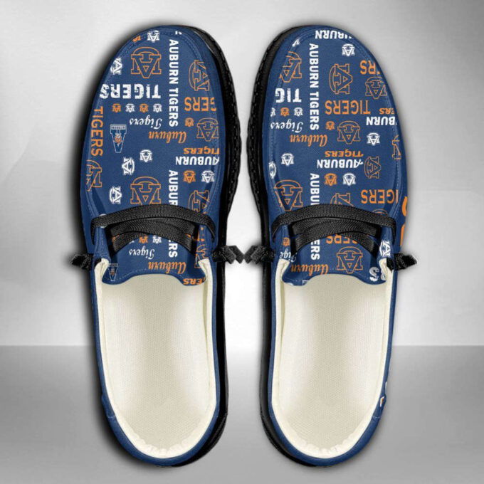 NCAA Auburn Tigers Hey Dude Shoes Wally Lace Up Loafers Moccasin Slippers