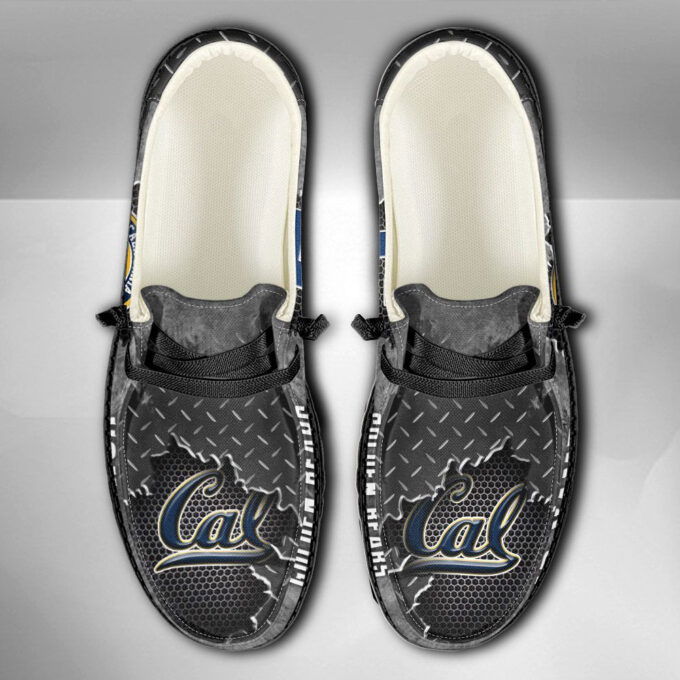 NCAA California Golden Bears Hey Dude Shoes Wally Lace Up Loafers Moccasin Slippers Fan Gifts