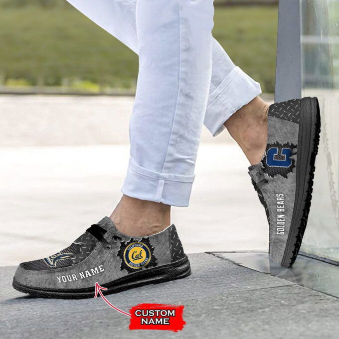NCAA California Golden Bears Hey Dude Shoes Wally Lace Up Loafers Moccasin Slippers Fan Gifts