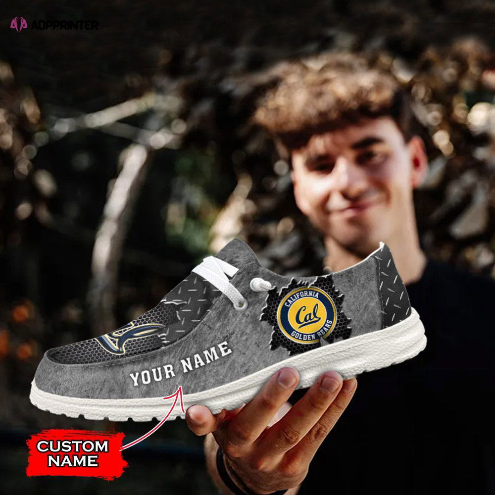 NCAA California Golden Bears Hey Dude Shoes Wally Lace Up Loafers Moccasin Slippers Fan Gifts NCAA California Golden Bears Hey Dude Shoes Wally Lace Up Loafers Moccasin Slippers Fan Gifts