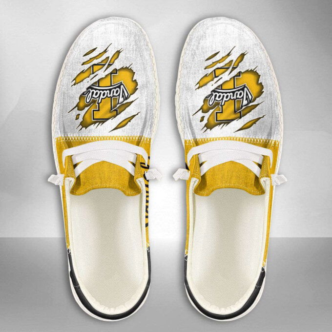 NCAA Idaho Vandals Hey Dude Shoes Wally Lace Up Loafers Moccasin Slippers Fan Gifts