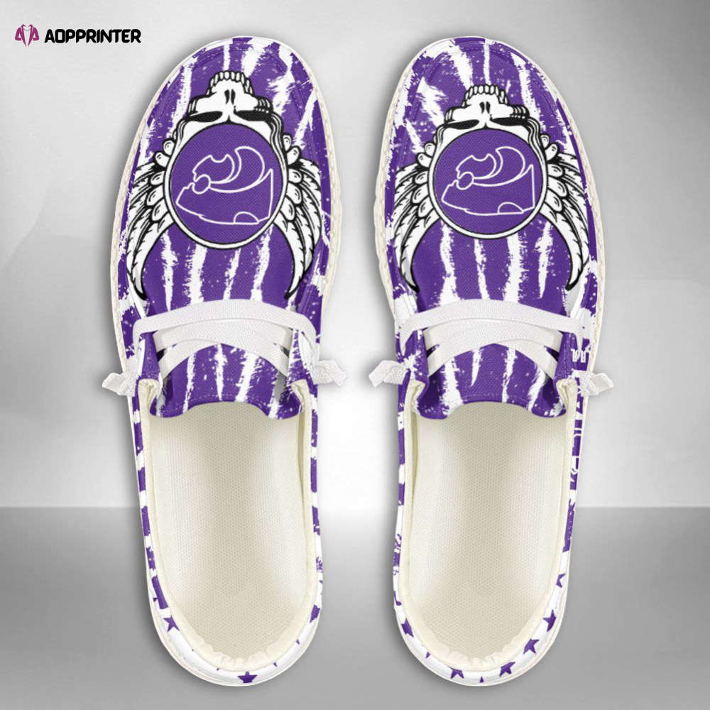 NCAA Kansas State Wildcats Hey Dude Shoes Wally Lace Up Loafers Moccasin Slippers Fan Gifts NCAA Kansas State Wildcats Hey Dude Shoes Wally Lace Up Loafers Moccasin Slippers Fan Gifts