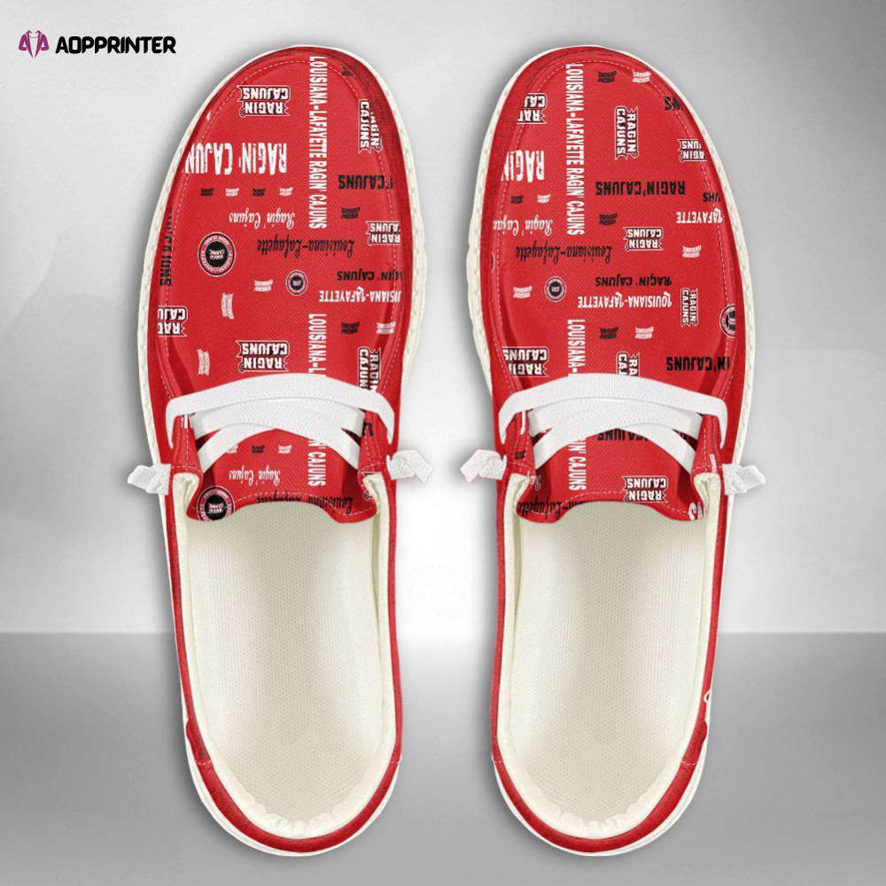 NCAA Louisiana Lafayette Ragin’ Cajuns Hey Dude Shoes Wally Lace Up Loafers Moccasin Slippers HDS0566 NCAA Louisiana Lafayette Ragin’ Cajuns Hey Dude Shoes Wally Lace Up Loafers Moccasin Slippers HDS0566