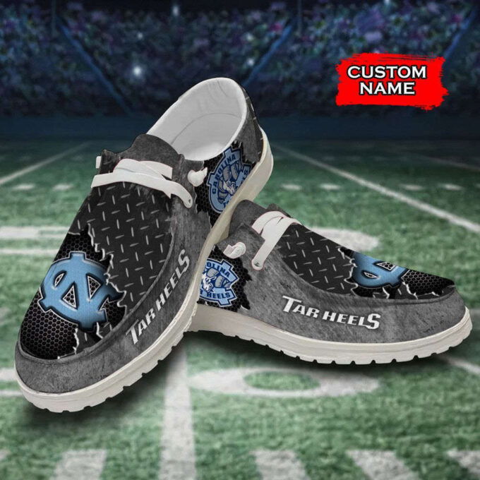 NCAA North Carolina Tar Heels Hey Dude Shoes Wally Lace Up Loafers Moccasin Slippers HDS0827