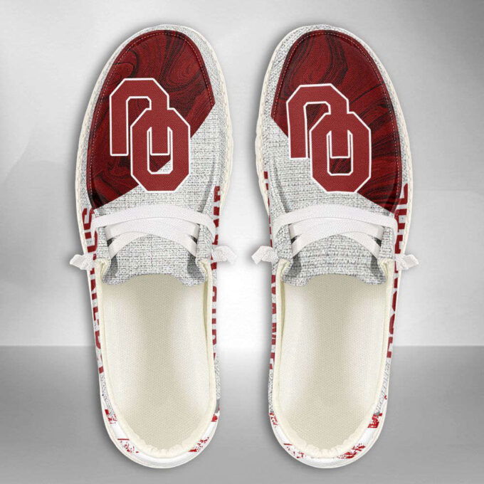 NCAA Oklahoma Sooners Hey Dude Shoes Wally Lace Up Loafers Moccasin Slippers