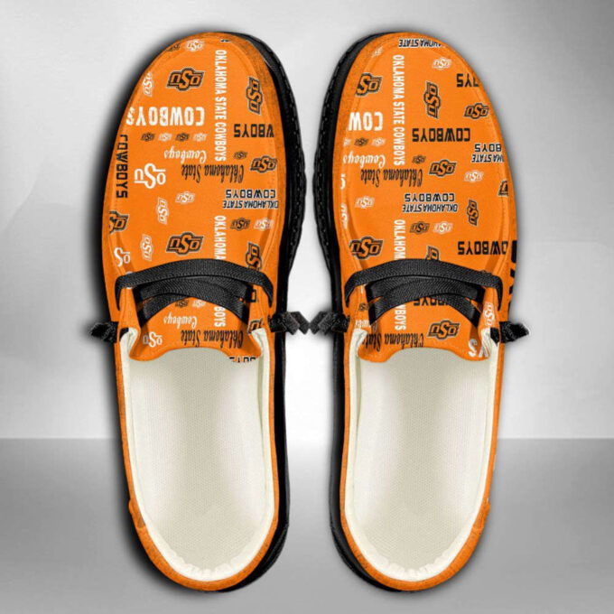NCAA Oklahoma State Cowboys Hey Dude Shoes Wally Lace Up Loafers Moccasin Slippers