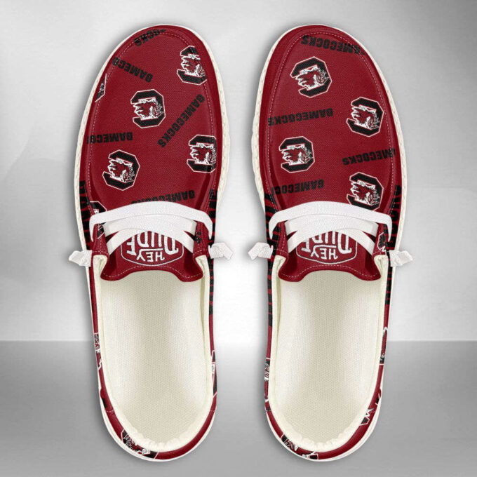 NCAA South Carolina Gamecocks Hey Dude Shoes Wally Lace Up Loafers Moccasin Slippers Fan Gifts