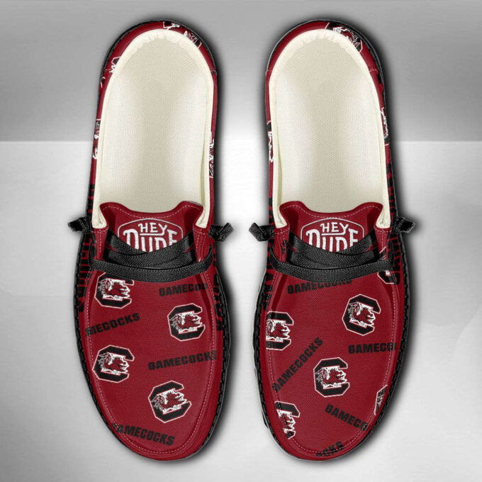 NCAA South Carolina Gamecocks Hey Dude Shoes Wally Lace Up Loafers Moccasin Slippers Fan Gifts