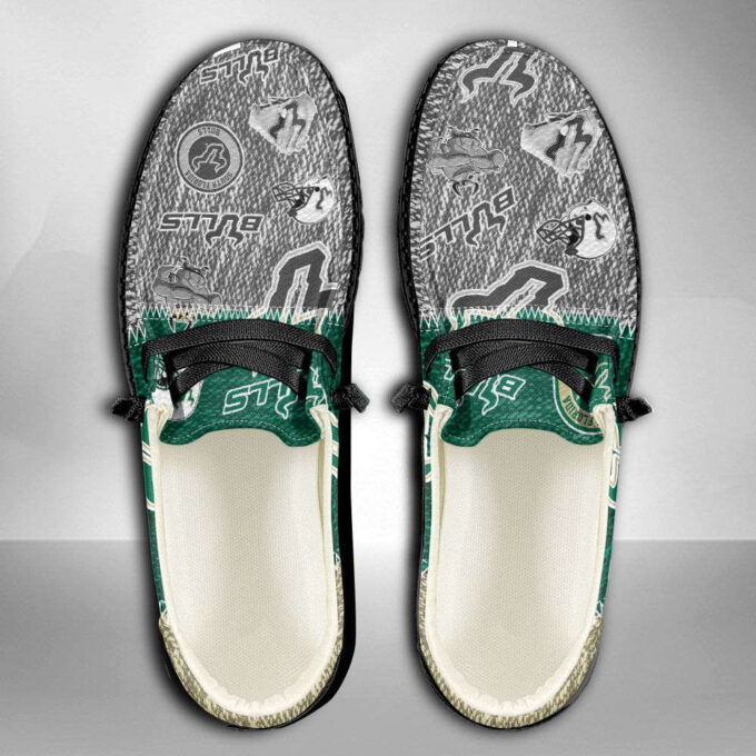 NCAA South Florida Bulls Hey Dude Shoes Wally Lace Up Loafers Moccasin Slippers