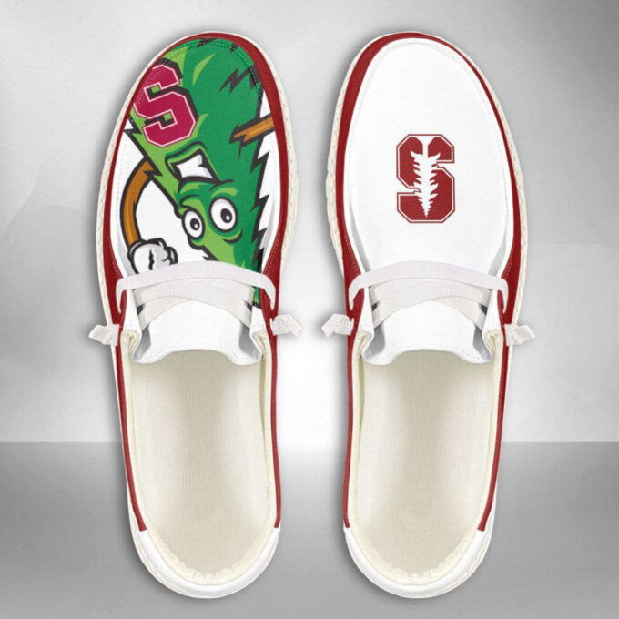 NCAA Stanford Cardinal Hey Dude Shoes Wally Lace Up Loafers Moccasin Slippers HDS1134