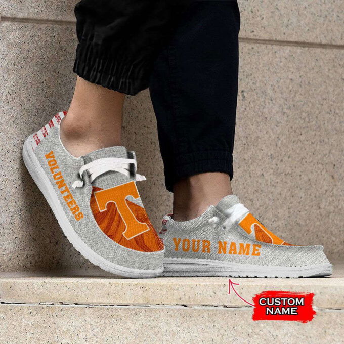 NCAA Tennessee Volunteers Hey Dude Shoes Wally Lace Up Loafers Moccasin Slippers