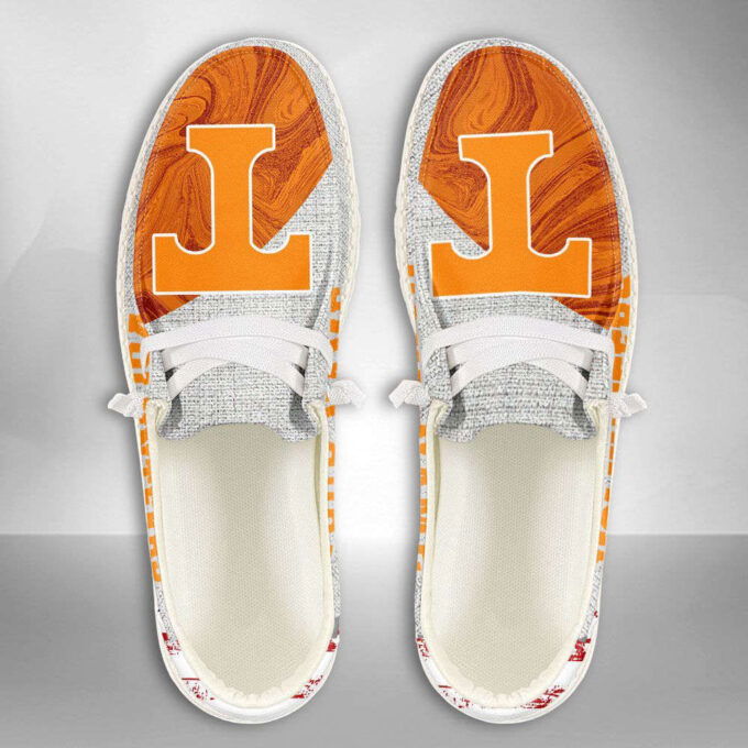 NCAA Tennessee Volunteers Hey Dude Shoes Wally Lace Up Loafers Moccasin Slippers