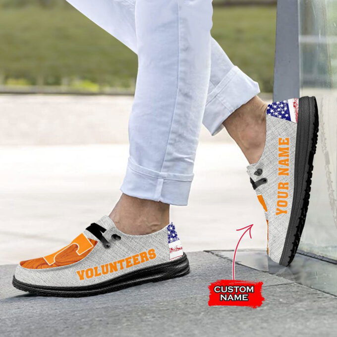 NCAA Tennessee Volunteers Hey Dude Shoes Wally Lace Up Loafers Moccasin Slippers