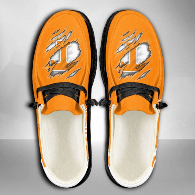 NCAA Tennessee Volunteers Hey Dude Shoes Wally Lace Up Loafers Moccasin Slippers HDS1194