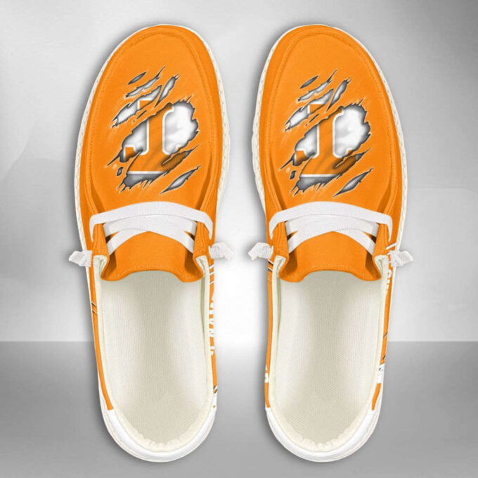 NCAA Tennessee Volunteers Hey Dude Shoes Wally Lace Up Loafers Moccasin Slippers HDS1194