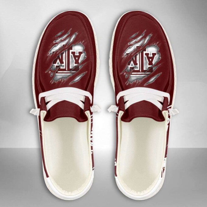 NCAA Texas A&M Aggies Hey Dude Shoes Wally Lace Up Loafers Moccasin Slippers