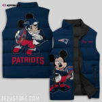 New England Patriots NFL Sleeveless Puffer Jacket Custom For Fans Gifts