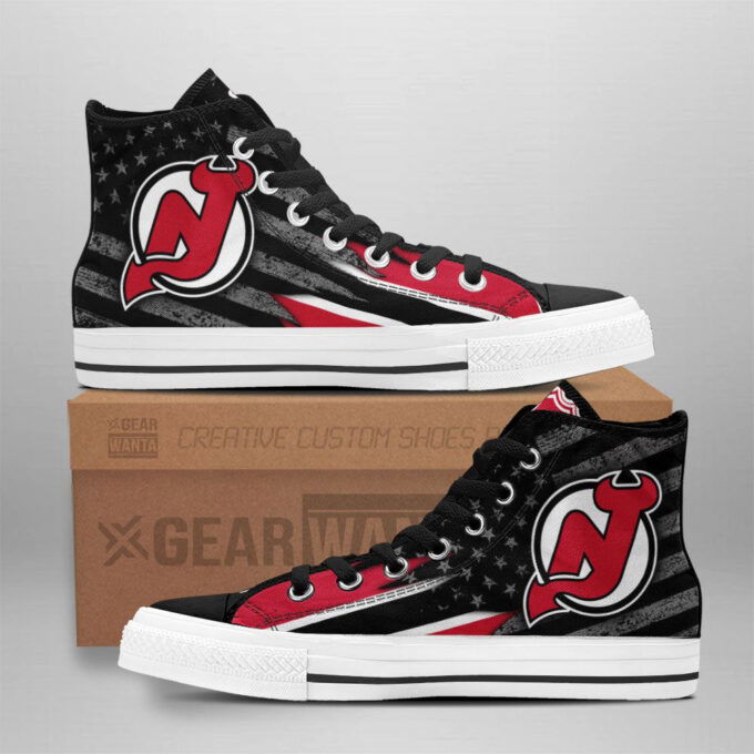 New Jersey Devils High Top Shoes Custom For Fans
