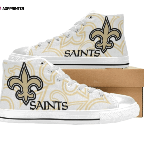Cart 3 New Orleans Saints NFL Football Custom Canvas High Top Shoes