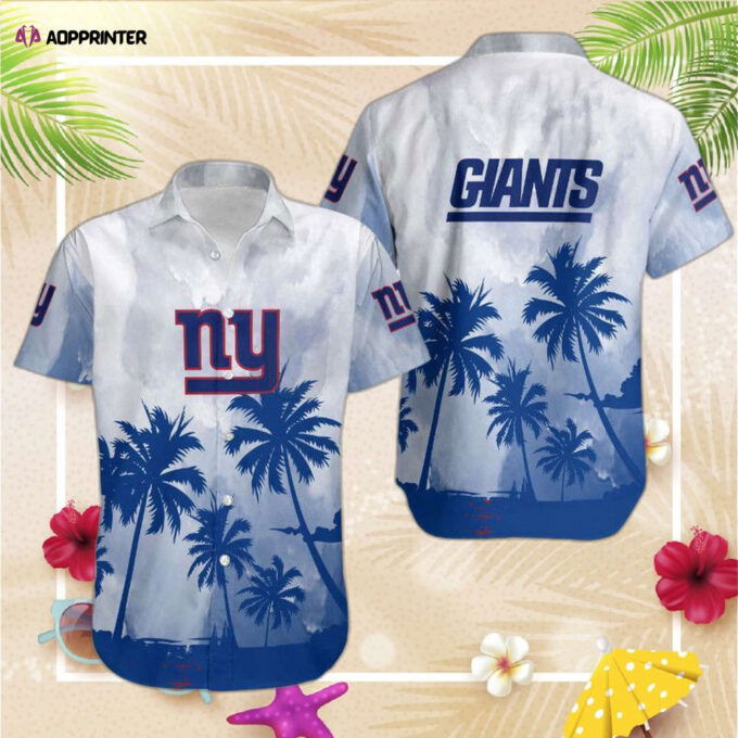 New York Giants Coconut Trees NFL Gift For Fan Hawaiian