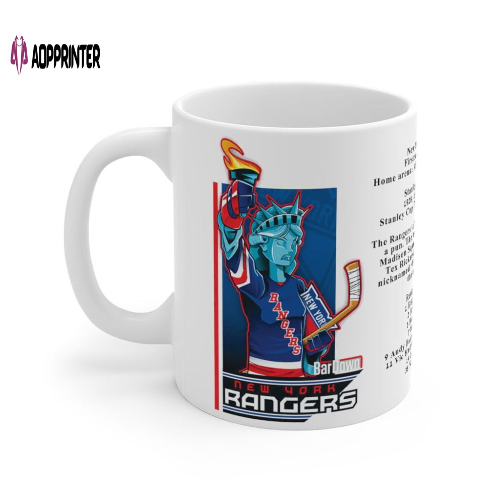 New York NYR ART Mug 11oz Gift For Fans Gift For Fans New York NYR ART Mug 11oz Gift For Fans Gift For Fans