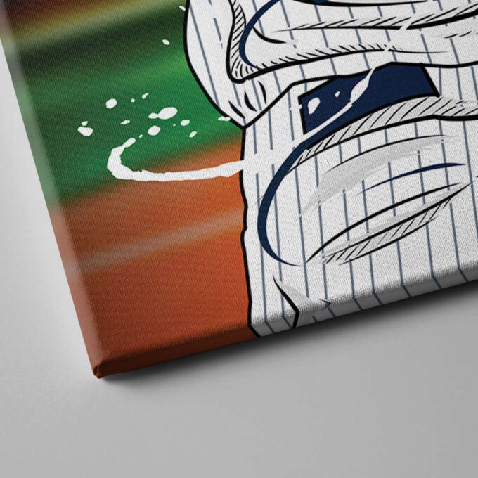 New York Yankees Jersey MLB Personalized Jersey Custom Name and Number Canvas Wall Art Print Home Decor Framed Poster Man Cave Gift