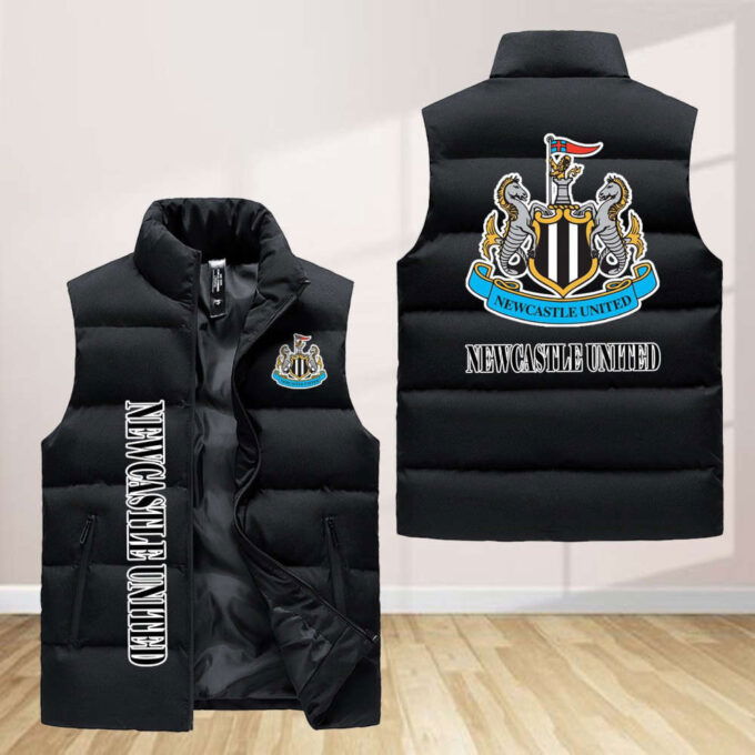 Newcastle United F.C Sleeveless Puffer Jacket Custom For Fans Gifts