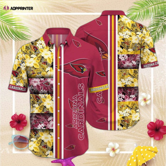 NFL Arizona Cardinals Hawaiian  Shirt Style Hot Trending