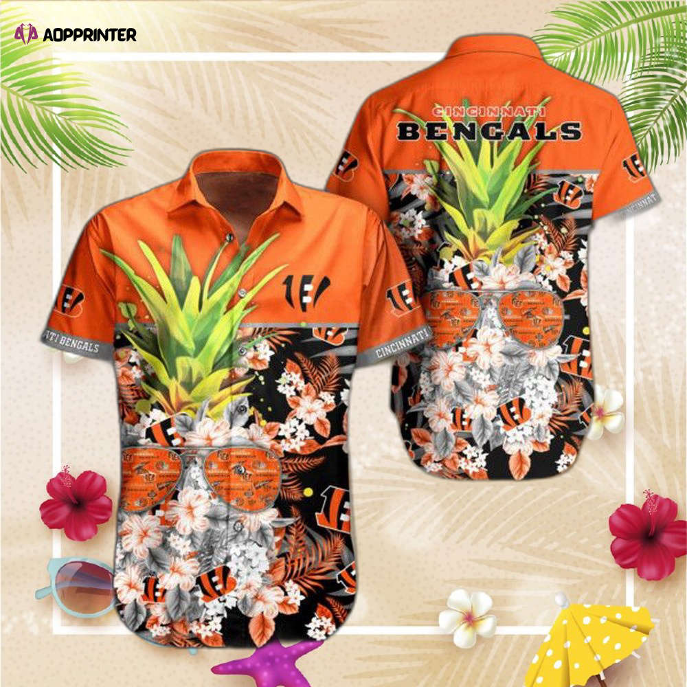 NFL Cincinnati Bengals Hawaiian Shirt Pineapple New Trending NFL Cincinnati Bengals Hawaiian Shirt Pineapple New Trending